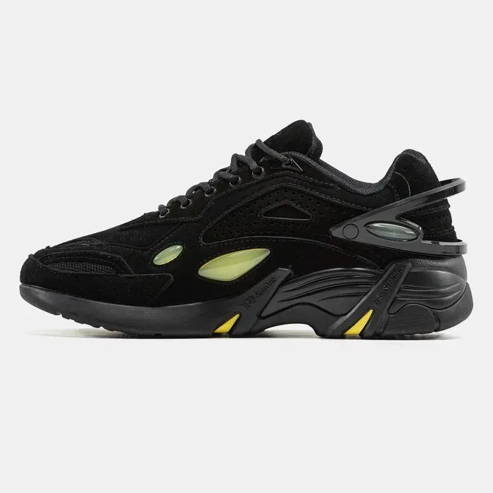 Кросівки Adidas x Raf Simons Cylon - 21 Black/Yellow premium | Кроссовки Адидас чоловічі жіночі — фото 3