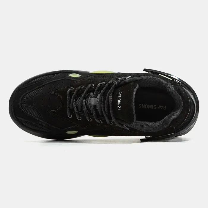 Кросівки Adidas x Raf Simons Cylon - 21 Black/Yellow premium | Кроссовки Адидас чоловічі жіночі — фото 4