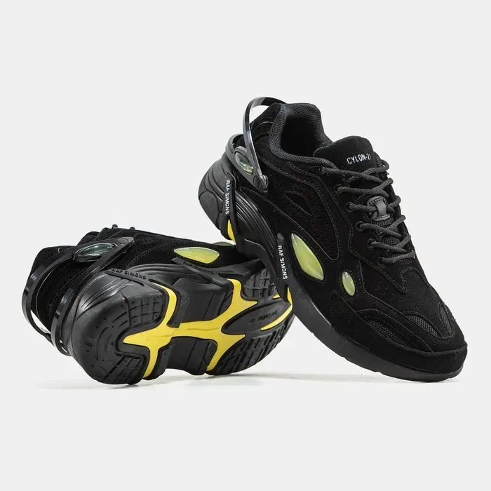 Кросівки Adidas x Raf Simons Cylon - 21 Black/Yellow premium | Кроссовки Адидас чоловічі жіночі — фото 8