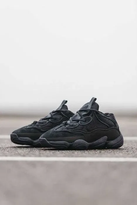 Кросівки Adidas Yeezy Boost 500 Premium Triple Black | Кроссовки Адидас чоловічі жіночі — фото 3