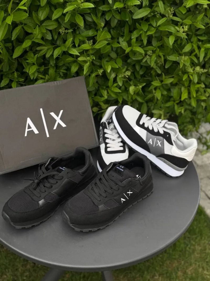 Кросівки Armani Exchange чоловічі спортивні літні кросівки Армані Ексчендж білі | Кроссовки мужские летние Армани Ексченлд Armani кеди Емпоріо Армані — фото 2