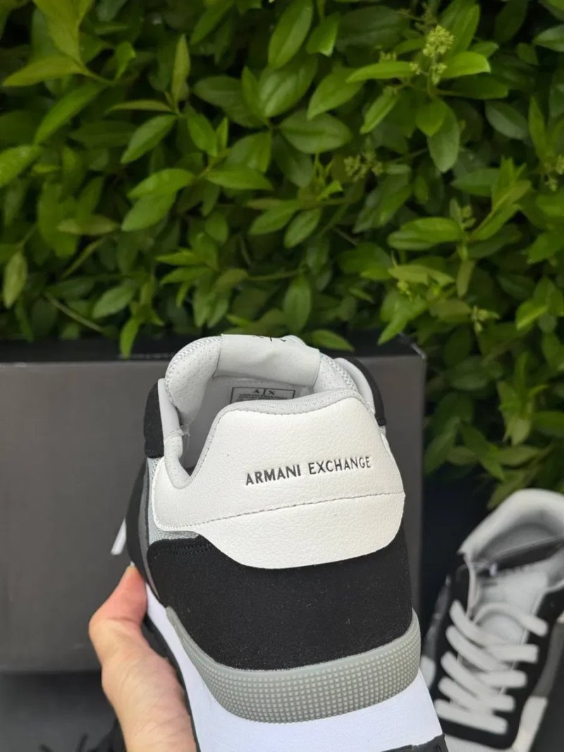 Кросівки Armani Exchange чоловічі спортивні літні кросівки Армані Ексчендж білі | Кроссовки мужские летние Армани Ексченлд Armani кеди Емпоріо Армані — фото 4