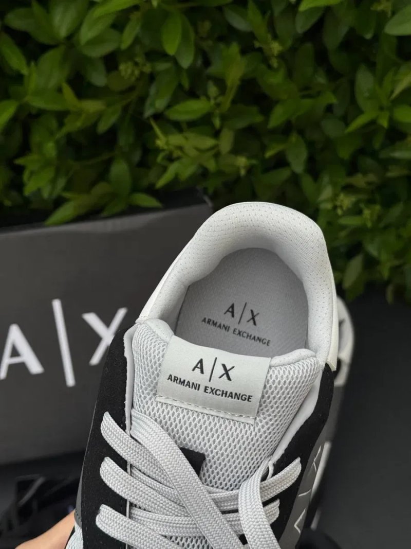Кросівки Armani Exchange чоловічі спортивні літні кросівки Армані Ексчендж білі | Кроссовки мужские летние Армани Ексченлд Armani кеди Емпоріо Армані — фото 5