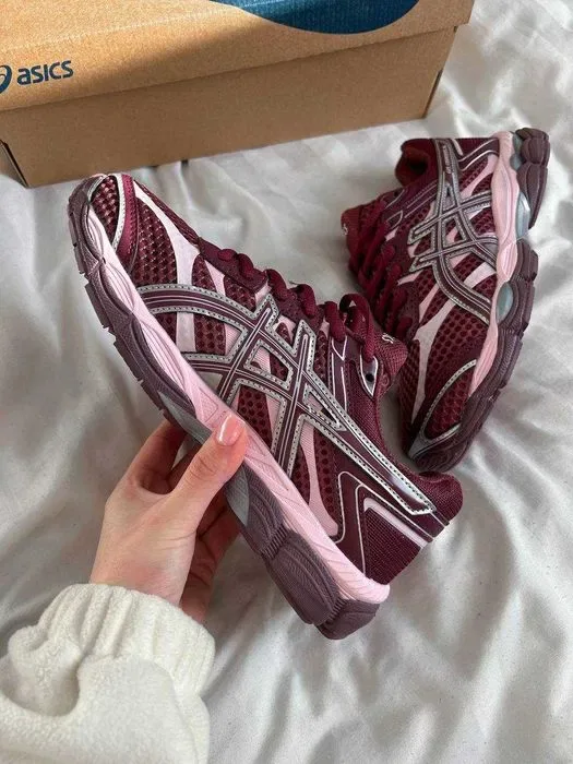 Кросівки Asics Gel-Cumulus 16 Bordo/Pink premium | Кроссовки Асикс жіночі — фото 8