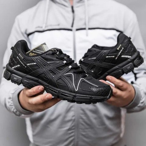 Кросівки Asics Gel-Kahana 8 Gore-Tex All Black premium | Кроссовки Асикс чоловічі жіночі