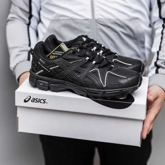 Кросівки Asics Gel-Kahana 8 Gore-Tex All Black premium | Кроссовки Асикс чоловічі жіночі — фото 6