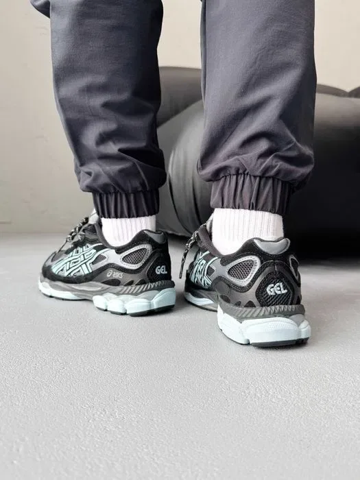 Кросівки Asics Gel-NYC Black/Mint premium | Кроссовки Асикс чоловічі жіночі — фото 3