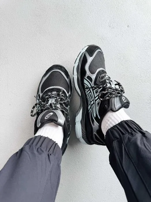 Кросівки Asics Gel-NYC Black/Mint premium | Кроссовки Асикс чоловічі жіночі — фото 6
