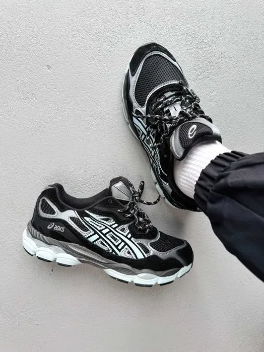 Кросівки Asics Gel-NYC Black/Mint premium | Кроссовки Асикс чоловічі жіночі — фото 7