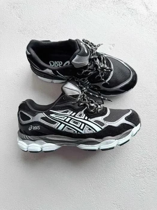 Кросівки Asics Gel-NYC Black/Mint premium | Кроссовки Асикс чоловічі жіночі — фото 8
