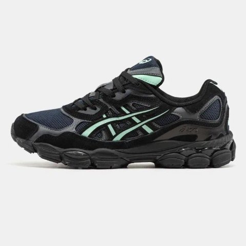 Кросівки Asics Gel-NYC Black/Navy/Mint premium | Кроссовки Асикс чоловічі жіночі