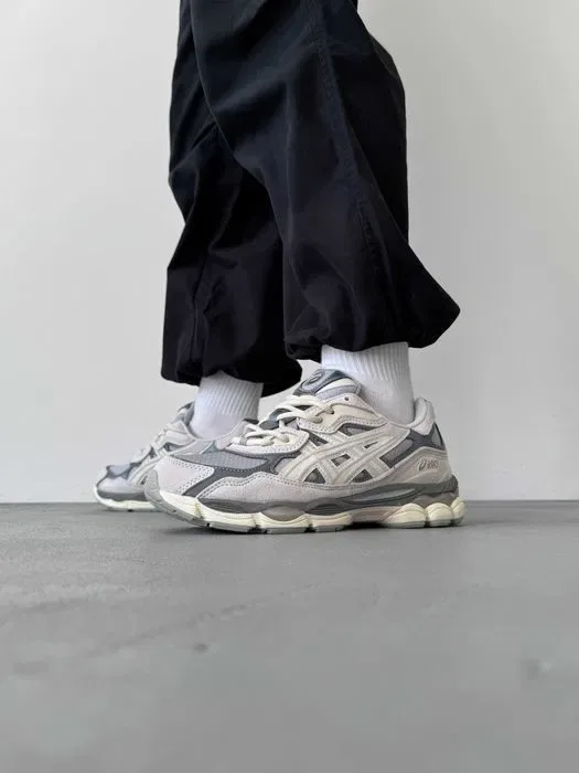 Кросівки Asics Gel-NYC Gore-Tex Grey premium весна | Кроссовки Асикс чоловічі — фото 2