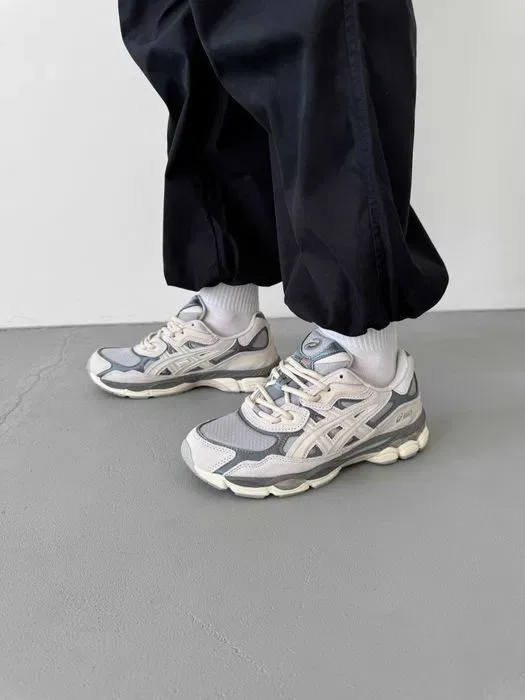 Кросівки Asics Gel-NYC Gore-Tex Grey premium весна | Кроссовки Асикс чоловічі — фото 3