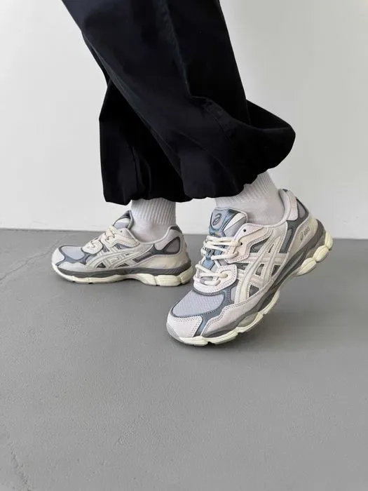 Кросівки Asics Gel-NYC Gore-Tex Grey premium весна | Кроссовки Асикс чоловічі — фото 4