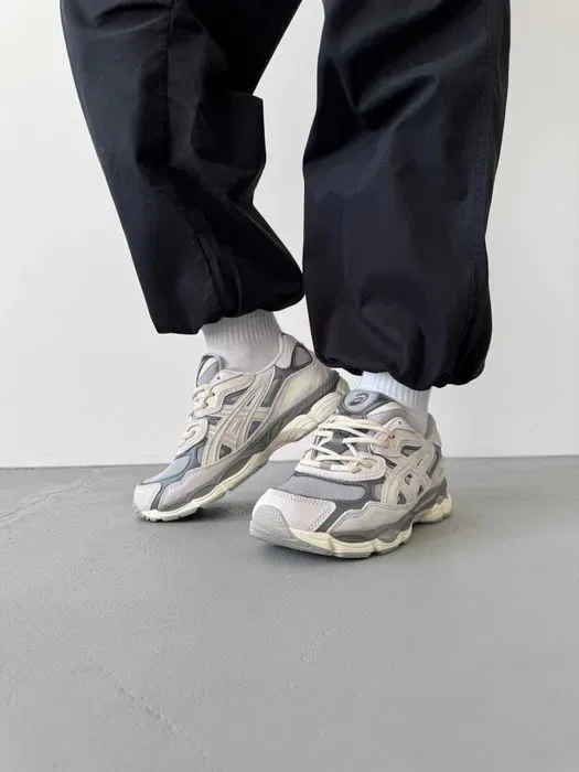 Кросівки Asics Gel-NYC Gore-Tex Grey premium весна | Кроссовки Асикс чоловічі — фото 6