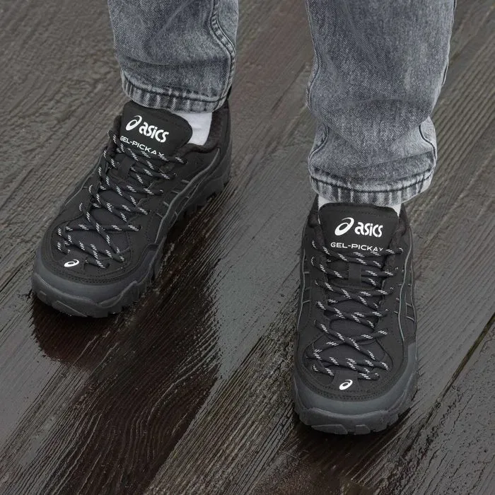 Кросівки Asics Gel-Pickax Black premium | Кроссовки Асикс чоловічі жіночі — фото 4