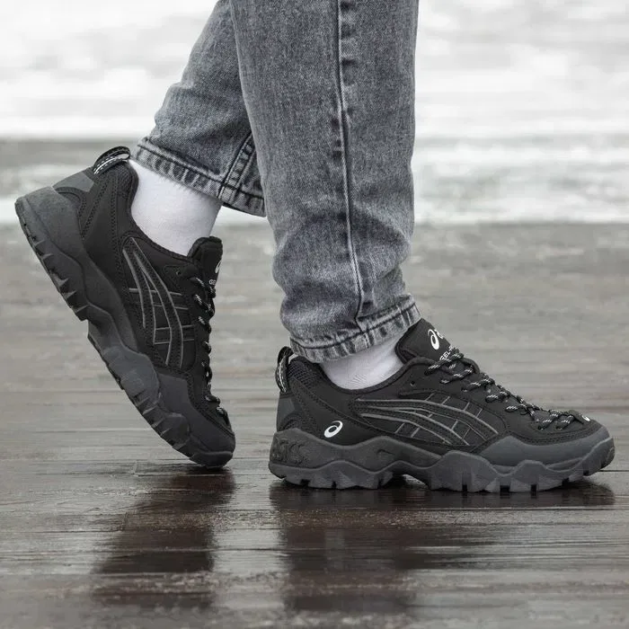 Кросівки Asics Gel-Pickax Black premium | Кроссовки Асикс чоловічі жіночі — фото 6