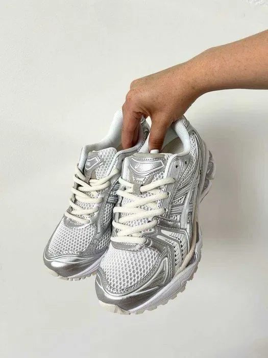 Кросівки ASICS JJJJound x Gel-Kayano 14 Silver White premium i72 | Кроссовки Асикс жіночі чоловічі — фото 5