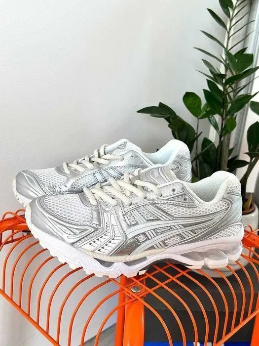 Кросівки ASICS JJJJound x Gel-Kayano 14 Silver White premium i72 | Кроссовки Асикс жіночі чоловічі — фото 6