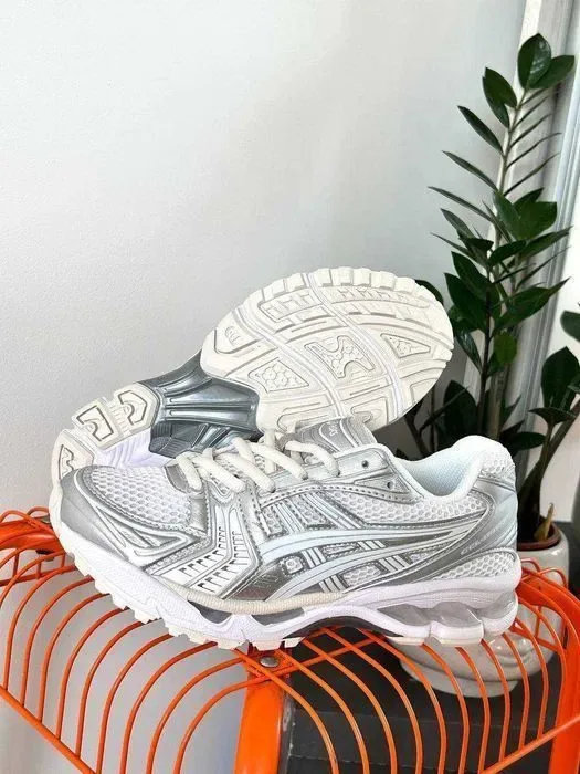 Кросівки ASICS JJJJound x Gel-Kayano 14 Silver White premium i72 | Кроссовки Асикс жіночі чоловічі — фото 7