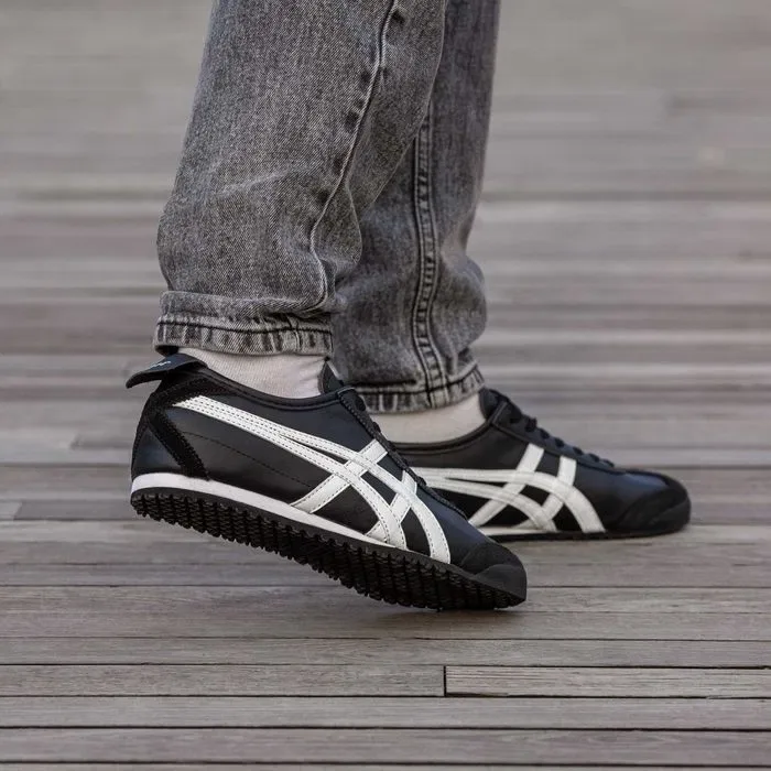 Кросівки Asics Onitsuka Mexico 66 Tiger Balck - White premium | Кроссовки Асикс чоловічі жіночі — фото 5
