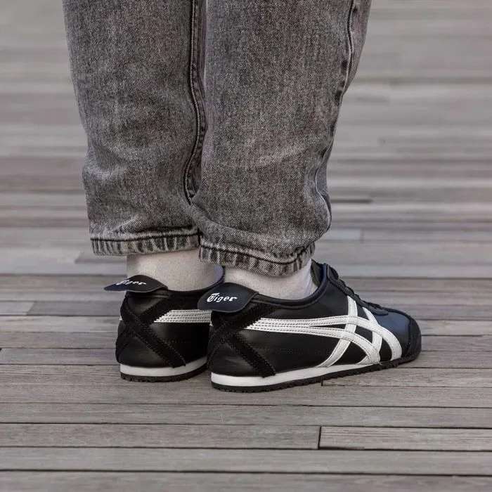 Кросівки Asics Onitsuka Mexico 66 Tiger Balck - White premium | Кроссовки Асикс чоловічі жіночі — фото 6