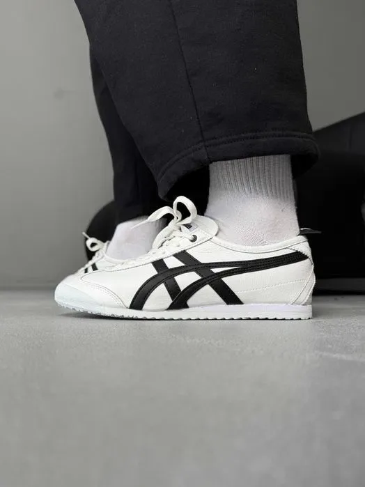 Кросівки Asics Onitsuka Tiger Mexico White/Black premium | Кроссовки Асикс чоловічі жіночі — фото 6