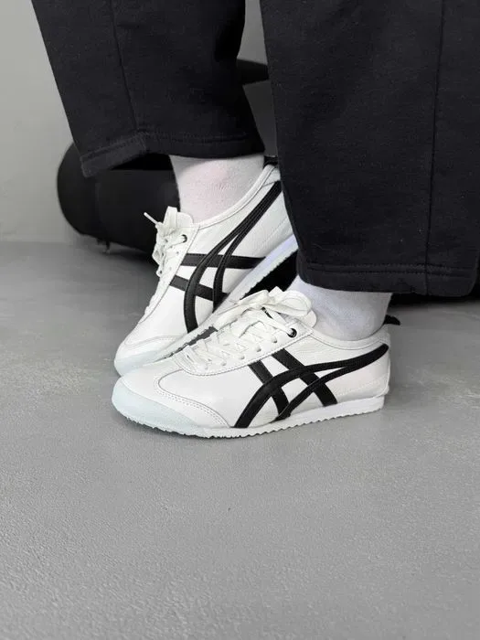 Кросівки Asics Onitsuka Tiger Mexico White/Black premium | Кроссовки Асикс чоловічі жіночі — фото 8