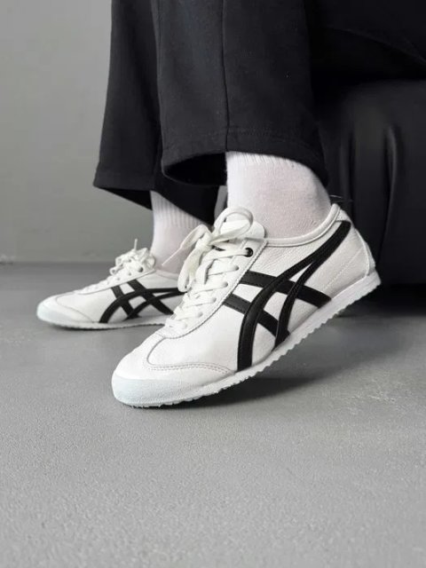 Кросівки Asics Onitsuka Tiger Mexico White premium | Кроссовки Асикс жіночі чоловічі