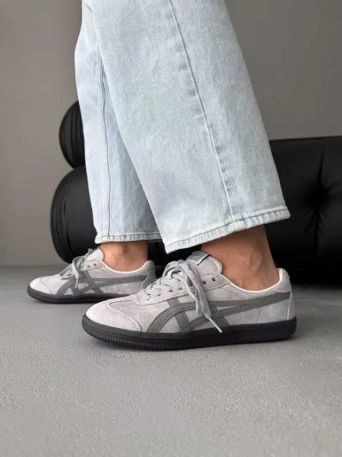Кросівки Asics Onitsuka Tiger Tokuten Double Grey premium | Кроссовки Асикс жіночі чоловічі