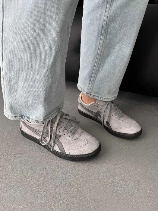 Кросівки Asics Onitsuka Tiger Tokuten Double Grey premium | Кроссовки Асикс жіночі чоловічі — фото 4