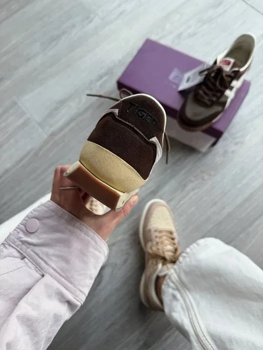 Кросівки Asics Onitsuka Tiger Ultimate 81 Brown-Cream premium | Кроссовки Асикс чоловічі жіночі — фото 4