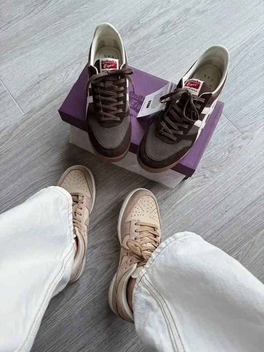 Кросівки Asics Onitsuka Tiger Ultimate 81 Brown-Cream premium | Кроссовки Асикс чоловічі жіночі — фото 5