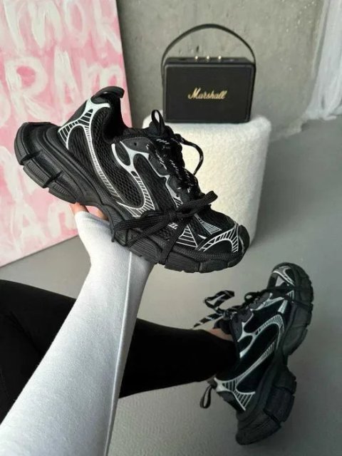 Кросівки Balenciaga 3XL Classic Black/White (люкс якість) | Кроссовки чоловічі жіночі