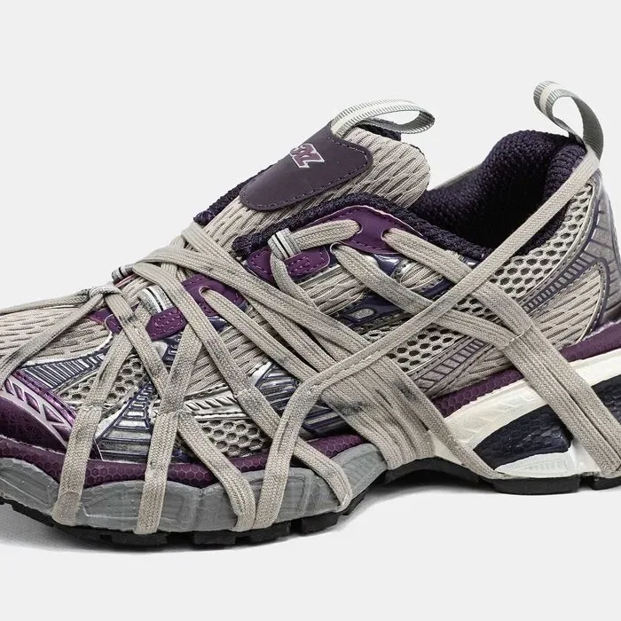 Кросівки Balenciaga 3XL Extreme Lace Beige/Purple premium | Кроссовки жіночі — фото 7