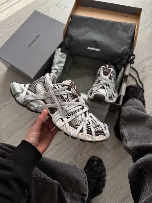 Кросівки Balenciaga 3XL Extreme Lace Brown premium | Кроссовки жіночі чоловічі — фото 4