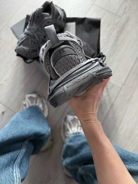 Кросівки Balenciaga 3XL Extreme Lace Double Grey premium | Кроссовки жіночі — фото 6