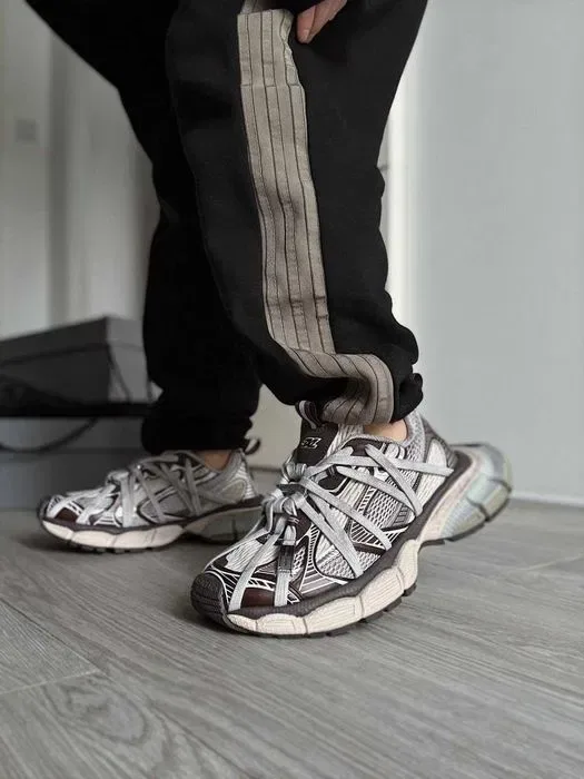 Кросівки Balenciaga 3XL Extreme Lace Grey - Brown premium | Кроссовки жіночі чоловічі — фото 6