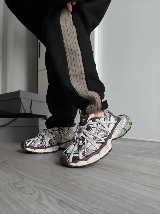 Кросівки Balenciaga 3XL Extreme Lace Grey - Brown premium | Кроссовки жіночі чоловічі — фото 7