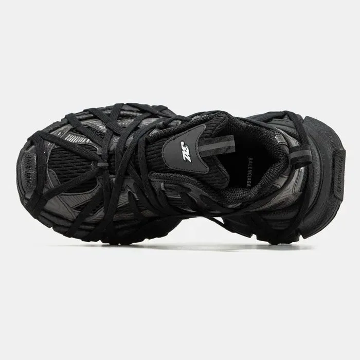 Кросівки Balenciaga 3XL Extreme Lace Triple Black premium | Кроссовки жіночі чоловічі — фото 4