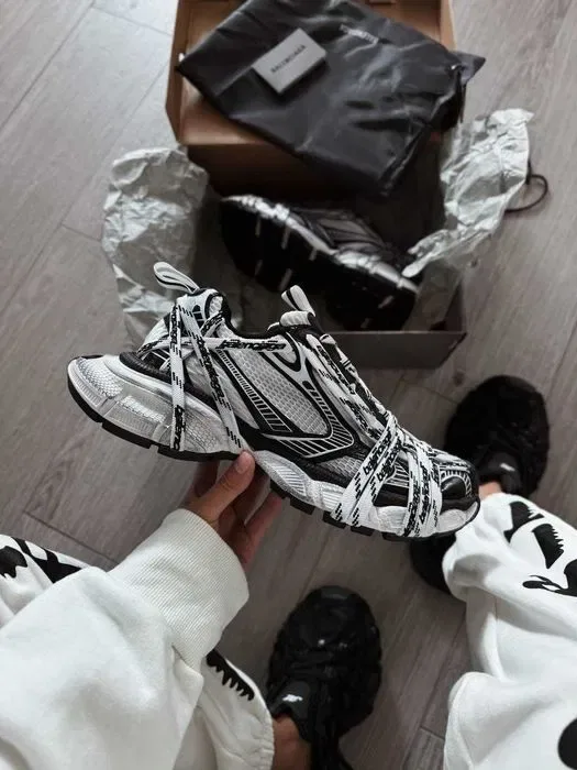 Кросівки Balenciaga 3xl Extreme Lace White-Black premium | Кроссовки жіночі чоловічі — фото 2