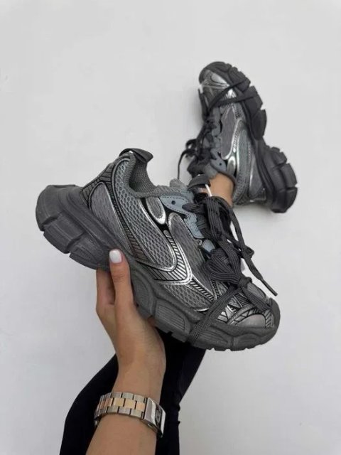 Кросівки Balenciaga 3XL Grey premium | Кроссовки жіночі чоловічі