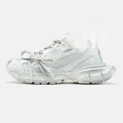 Кросівки Balenciaga 3XL Triple White premium | Кроссовки жіночі чоловічі