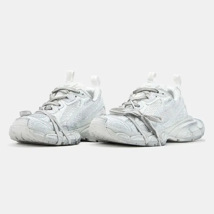Кросівки Balenciaga 3XL Triple White premium | Кроссовки жіночі чоловічі — фото 7