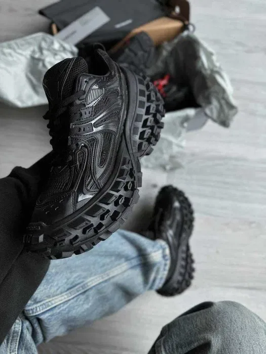 Кросівки Balenciaga Defender Sneaker Triple Black premium | Кроссовки чоловічі жіночі — фото 6