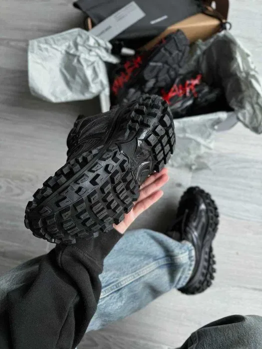 Кросівки Balenciaga Defender Sneaker Triple Black premium | Кроссовки чоловічі жіночі — фото 7
