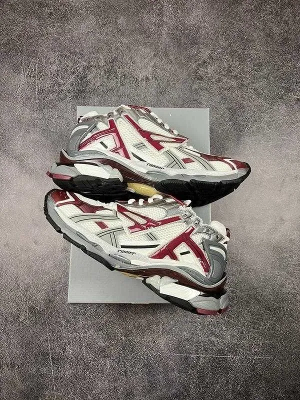 Кросівки Balenciaga Runner баленсіага раннер білі червоні з білим кросовки бленсиага раннер красные с белым свага опиум — фото 3