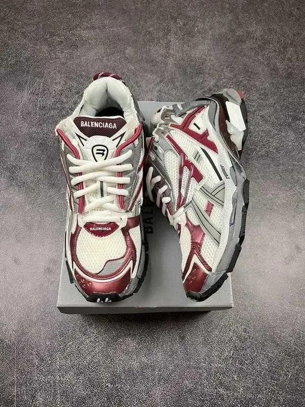 Кросівки Balenciaga Runner баленсіага раннер білі червоні з білим кросовки бленсиага раннер красные с белым свага опиум — фото 4