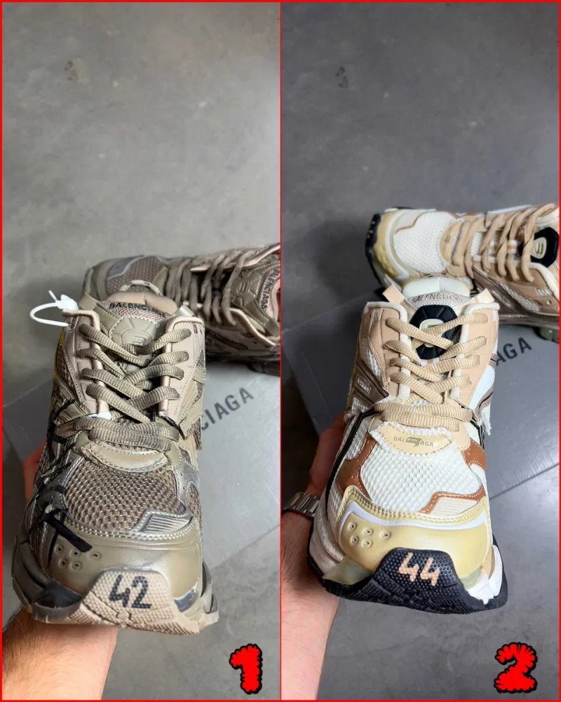 ‼️Кросівки Balenciaga Runner Brown Graffiti та Gold | Розміри 36 - 46 | Баленсіага Ранер ‼️ — фото 3