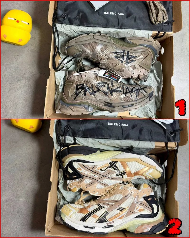 ‼️Кросівки Balenciaga Runner Brown Graffiti та Gold | Розміри 36 - 46 | Баленсіага Ранер ‼️ — фото 8